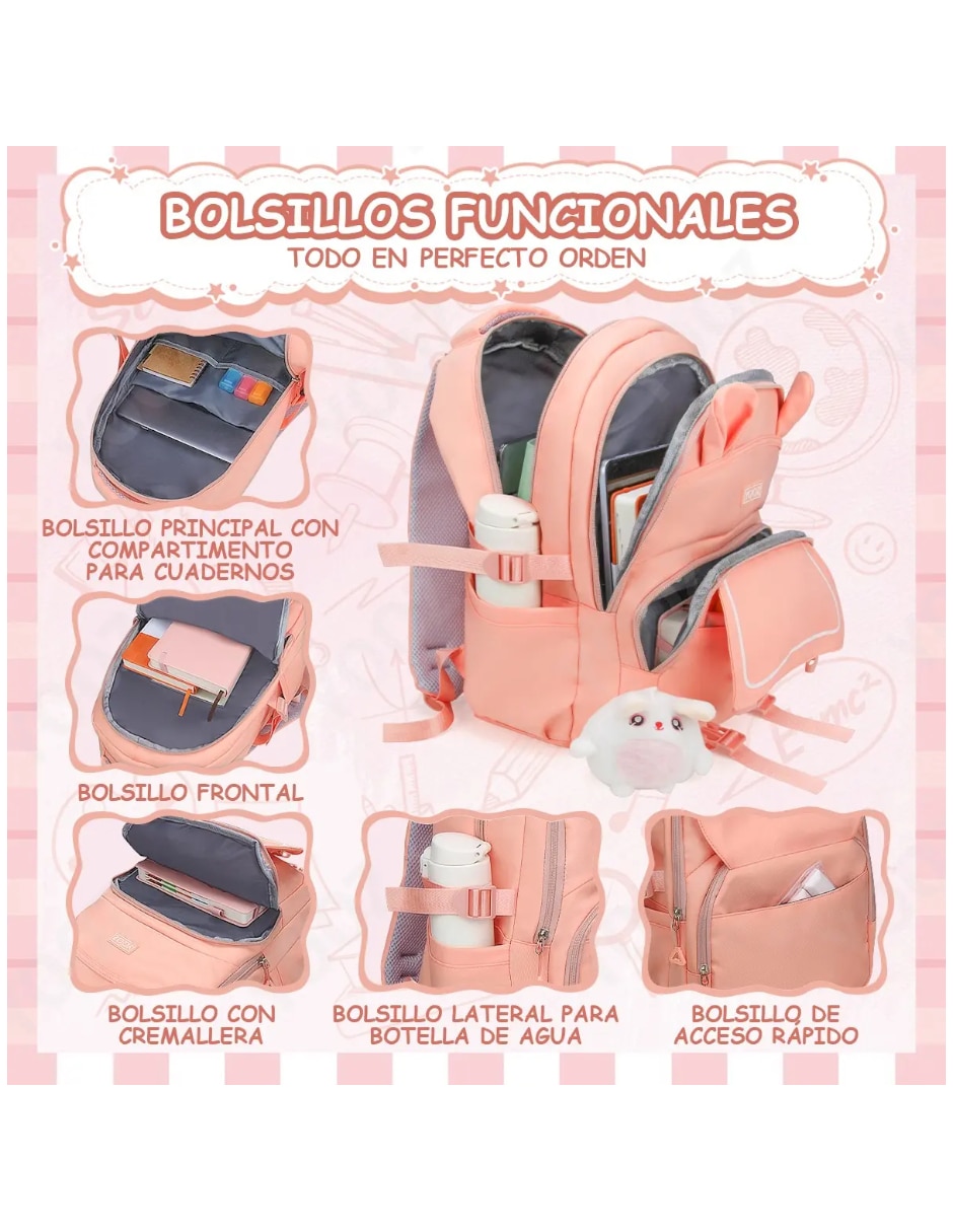 Mochila escolar para niña 3