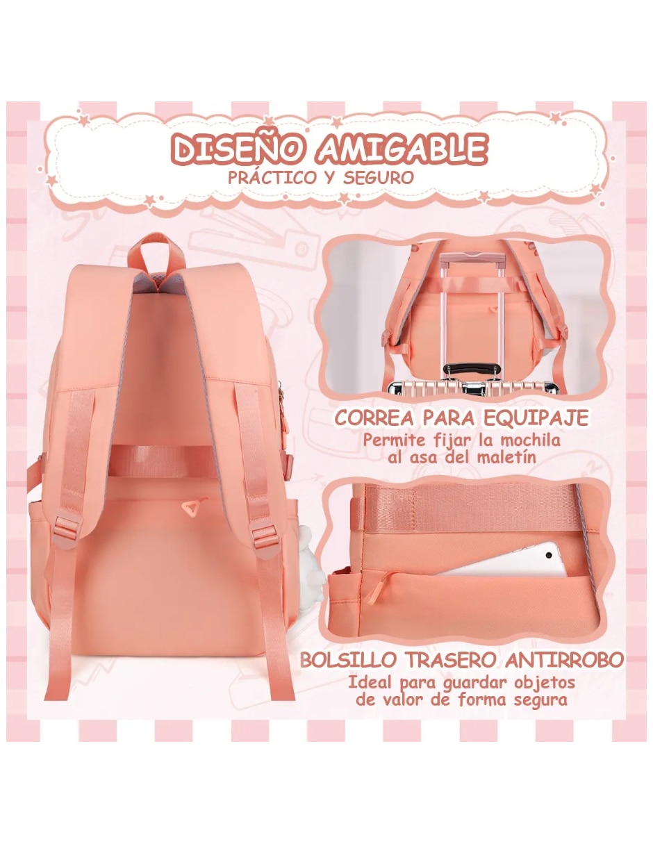 Mochila escolar para niña 4