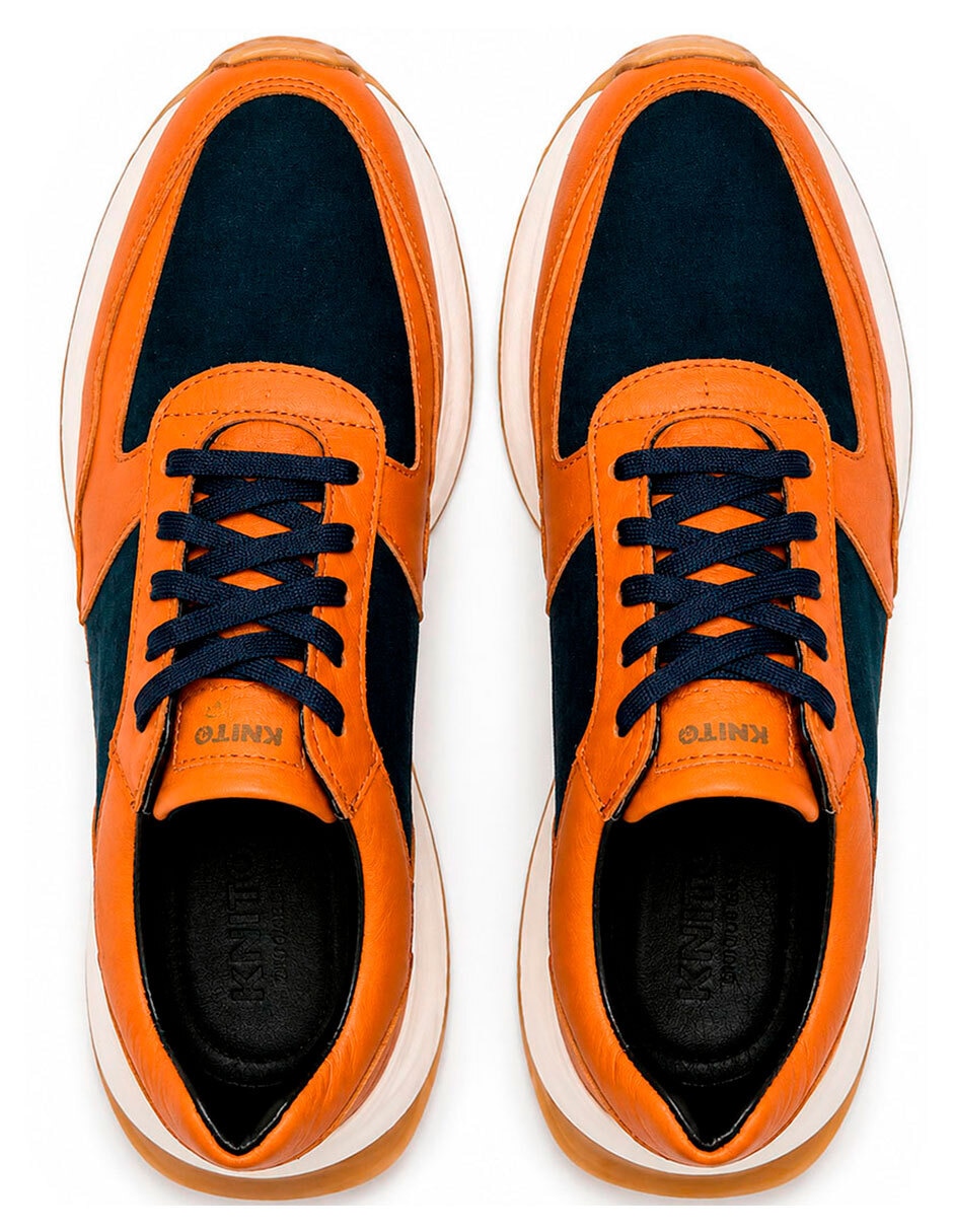 Tenis de piel para hombre 7