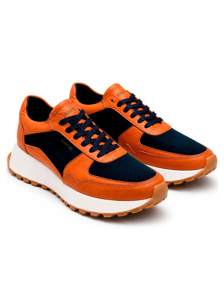 Tenis de piel para hombre 8