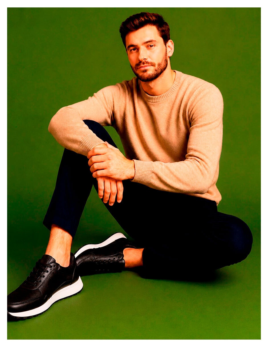 Tenis de piel Knite para hombre