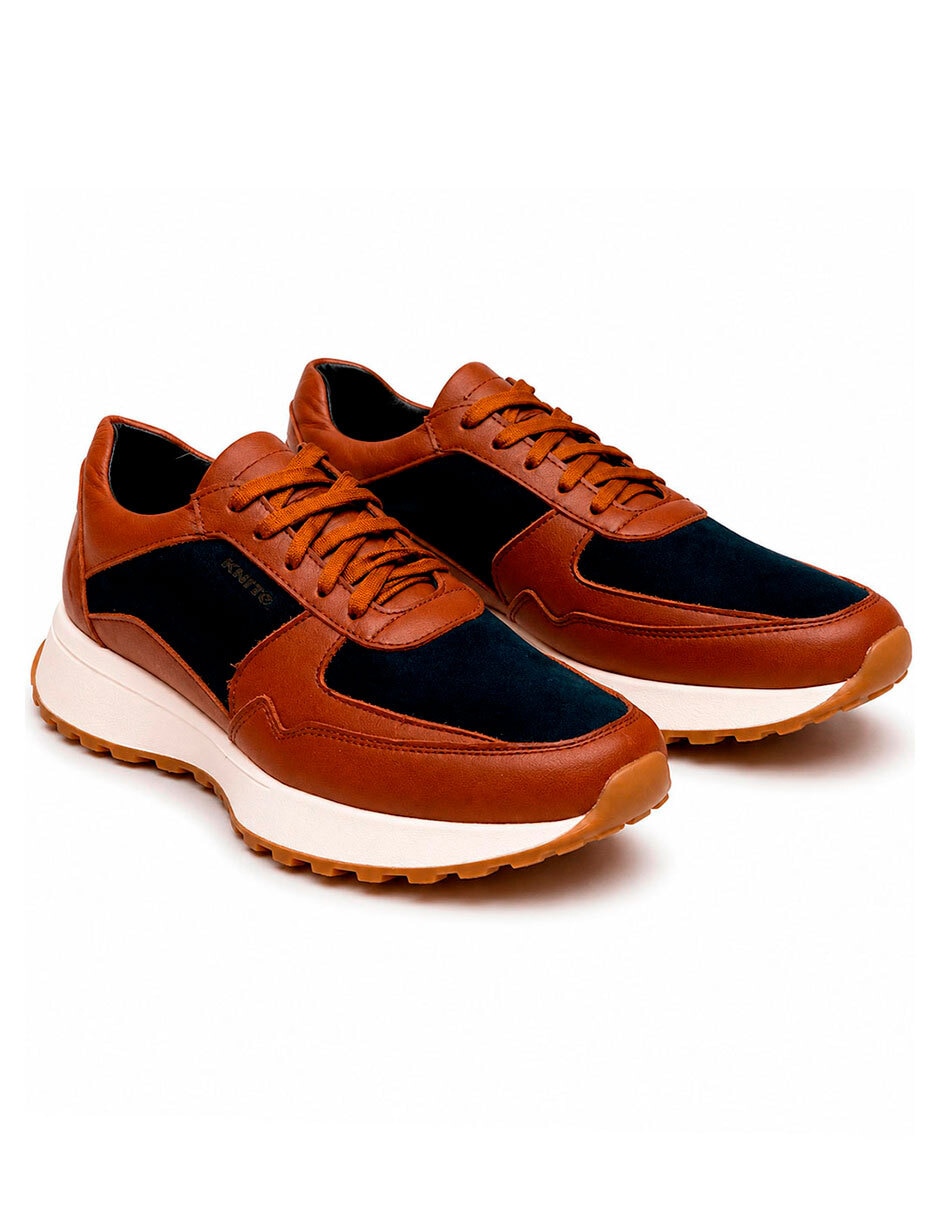 Tenis de piel para hombre 5