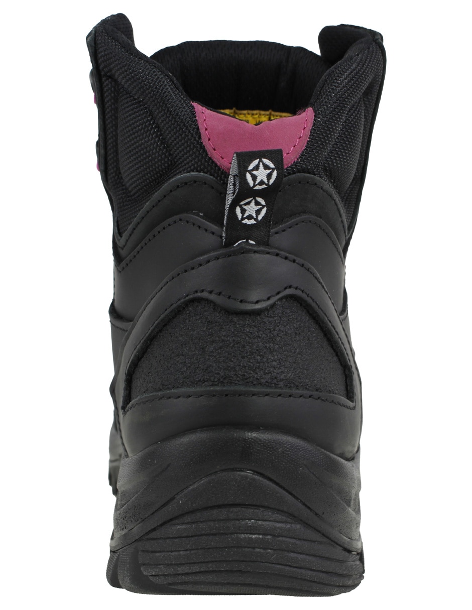 Bota al tobillo de piel para mujer 3