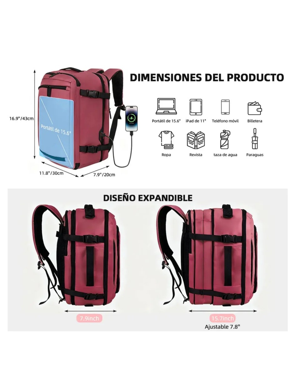 Mochila para viaje friends genérica unisex