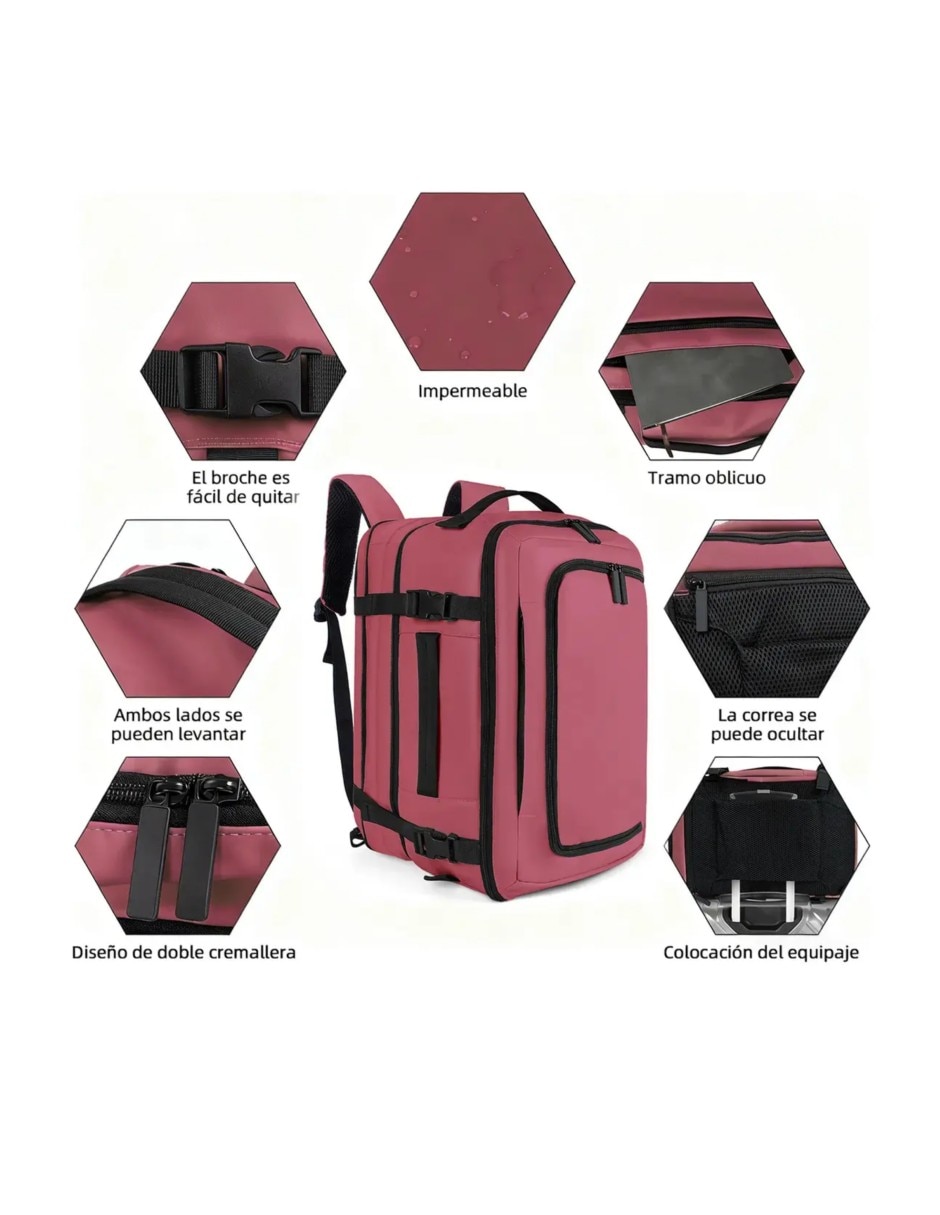 Mochila para viaje friends genérica unisex