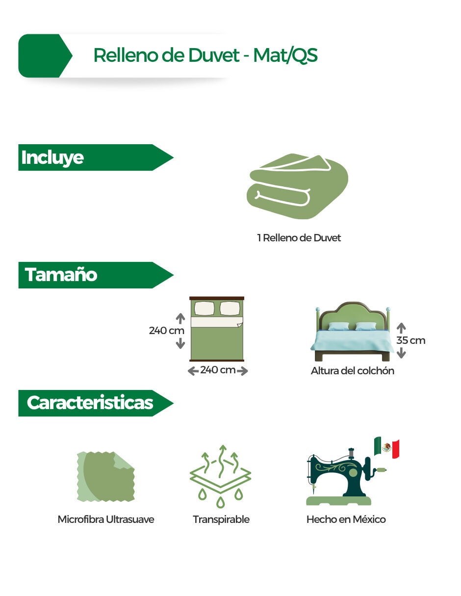Duvet con relleno 6