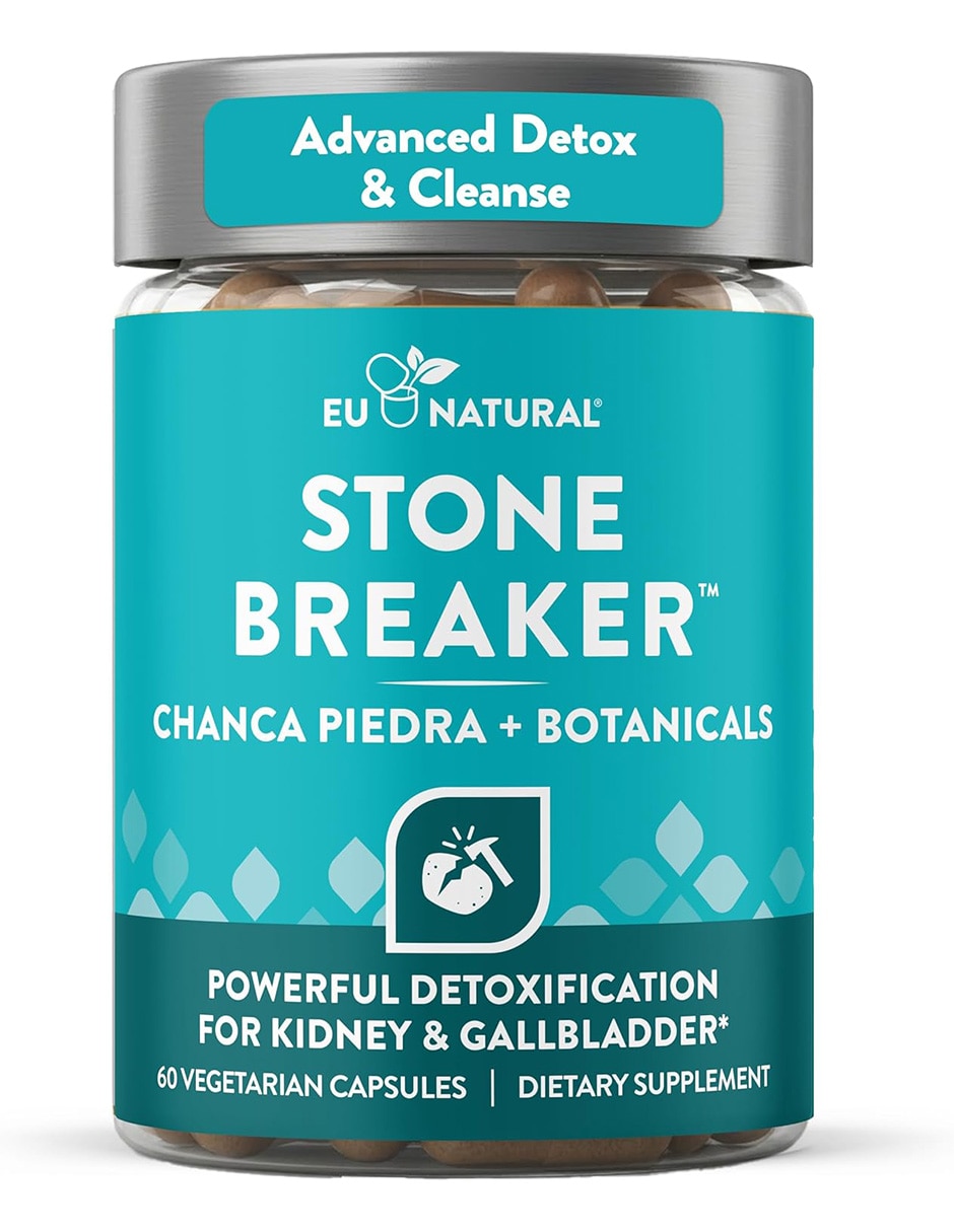 Suplementos alimenticios eu natural stone breaker chanca piedra bienestar renal 60 cápsulas eu natural con chanca piedra