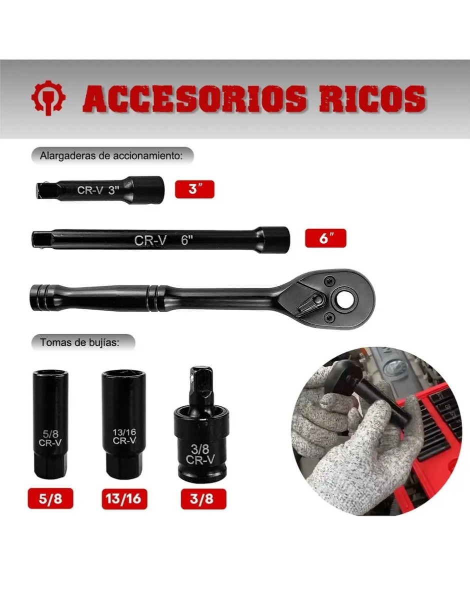 Juego de dados juego de dados impacto 49 piezas 3