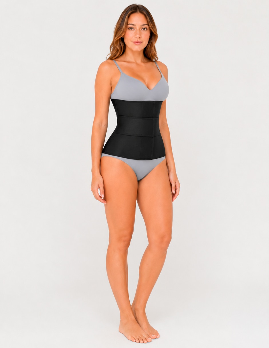 Faja moldeadora reductora con compresión alta unisex 4