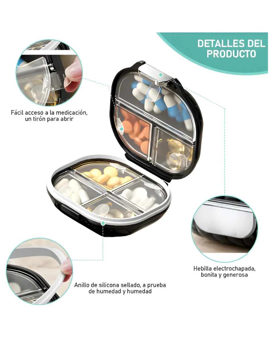 Pastillero 7 compartimentos 2