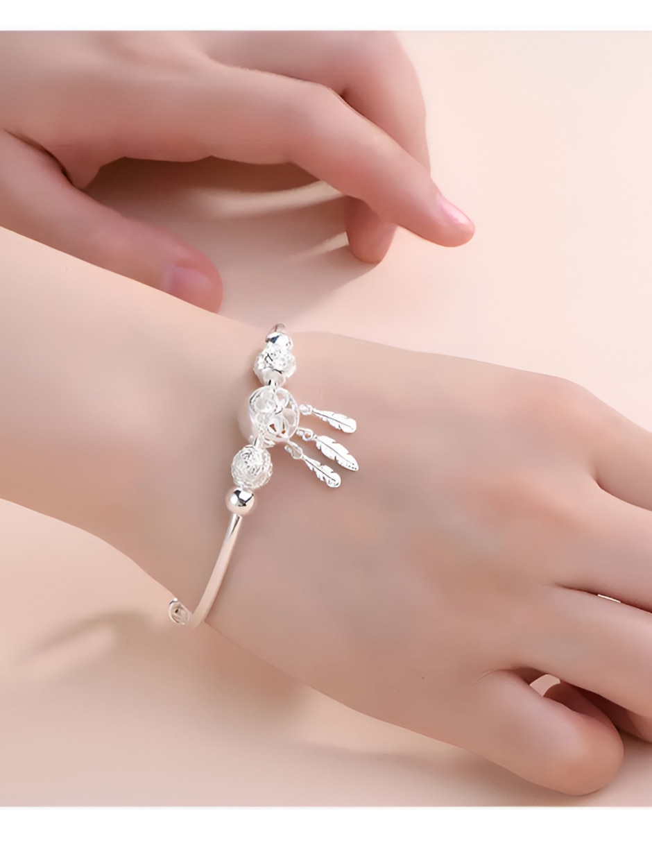 Pulsera de plata con p 925 acabado 3