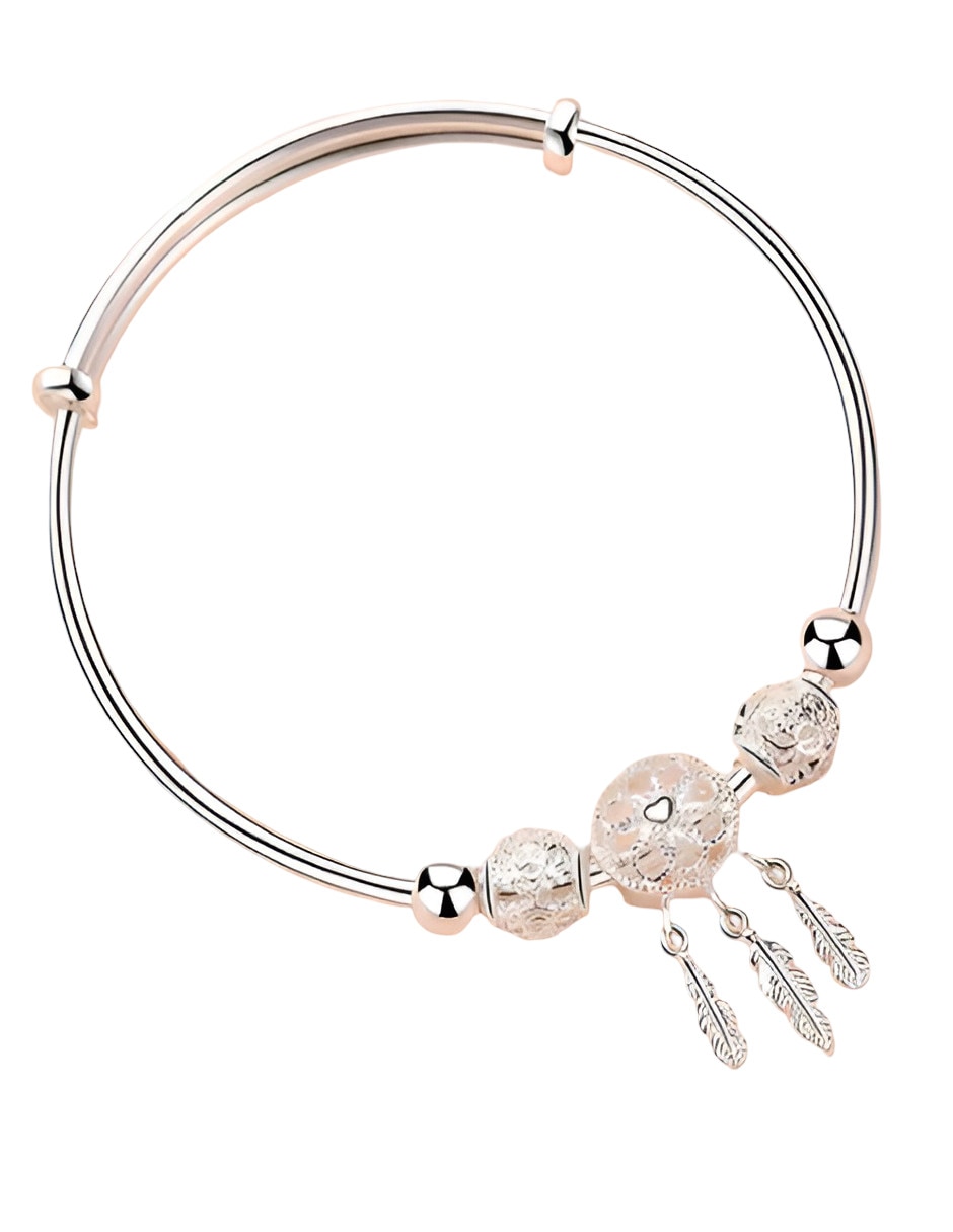 Pulsera de plata con p 925 acabado 2