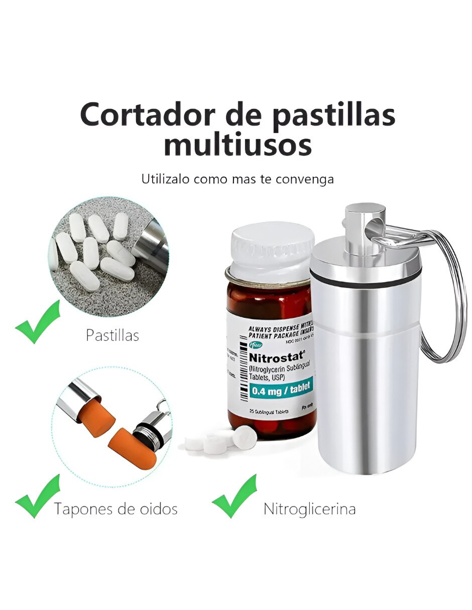 Pastillero 1 compartimento 3