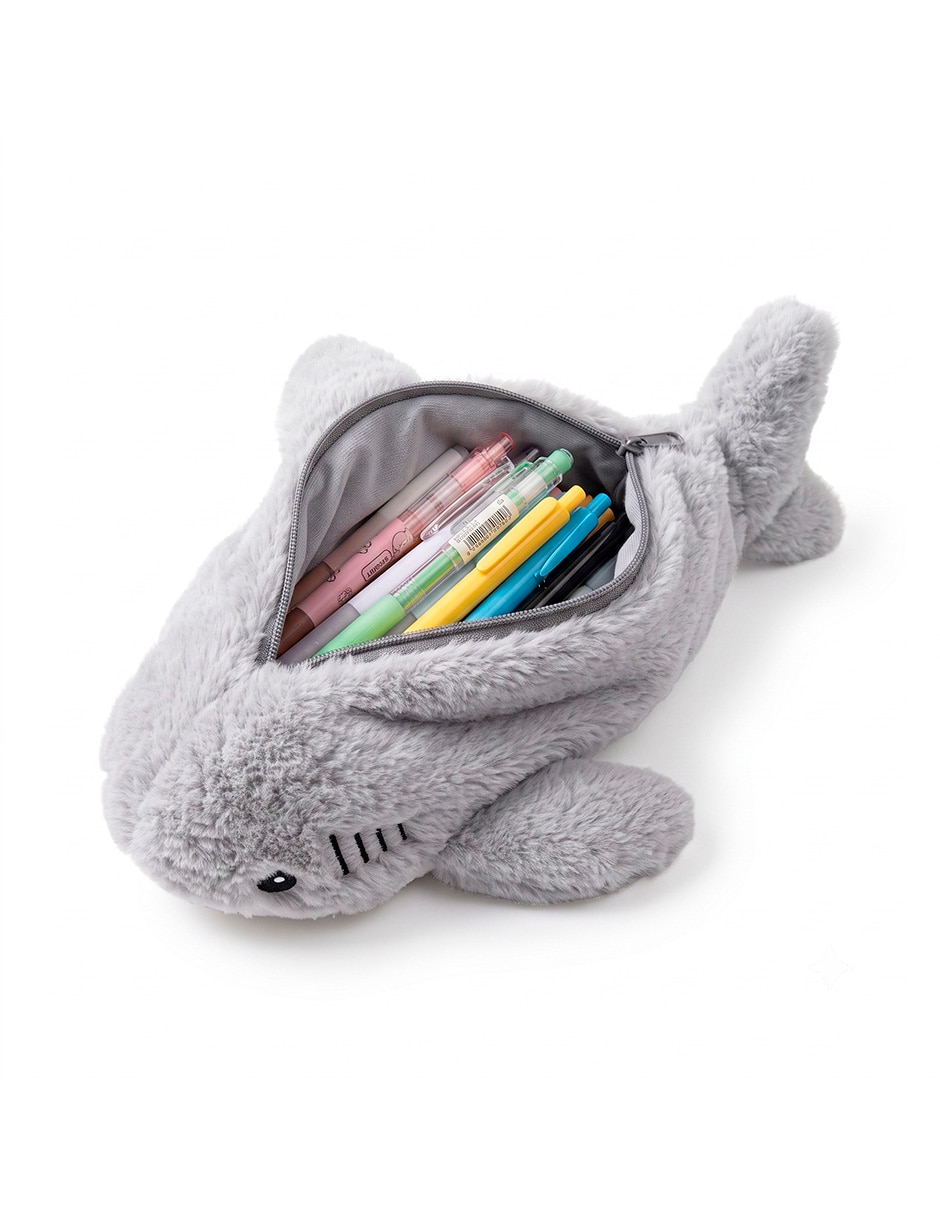 Estuche escolar tiburón unisex 3