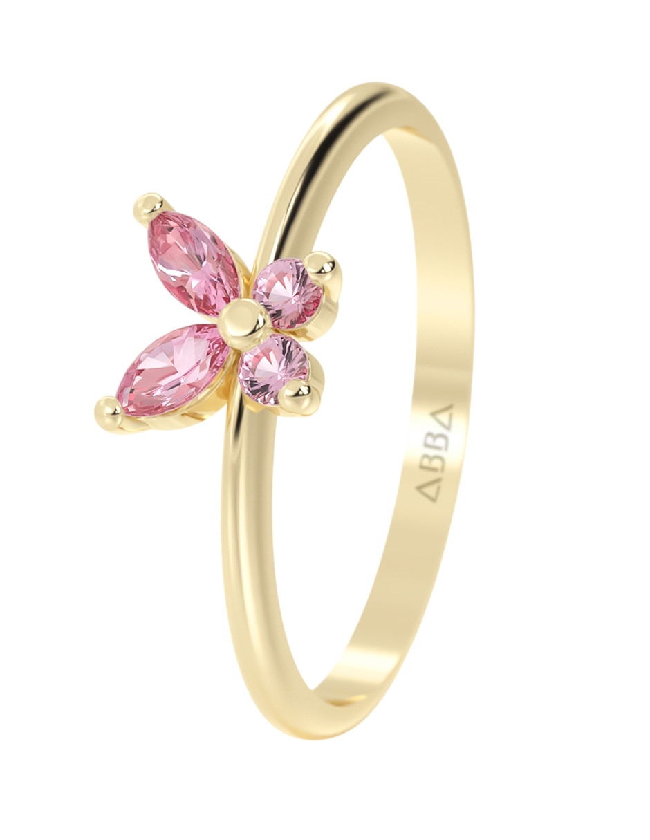 de (si aplica) Mariposa No aplica 14 k de Oro Zirconia Brillante 2