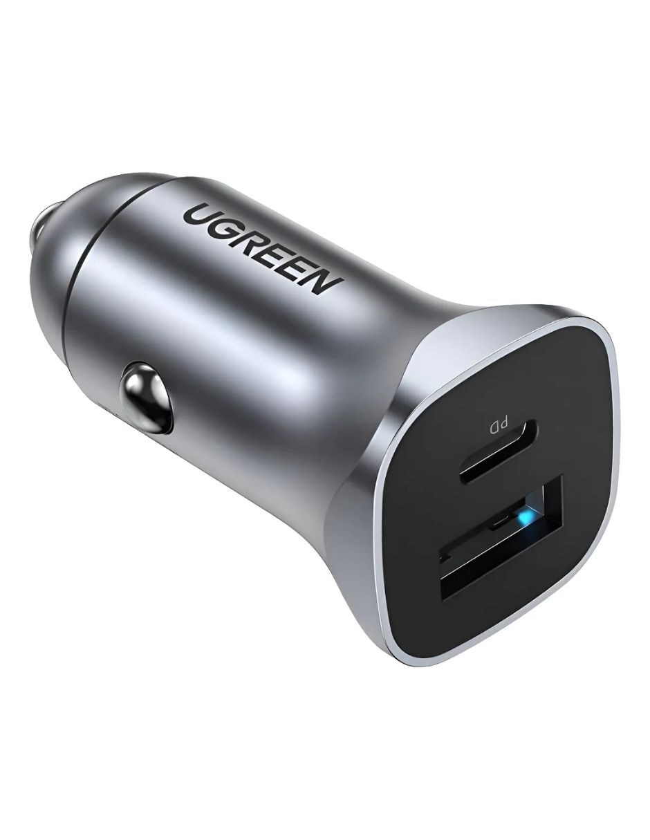 Cargador auto cargador auto 30780 24w usb-c pd y usb-a qc 3.0 aluminio usb tipo a + usb tipo c 25 w Cargador auto cargador auto 30780 24w usb-c pd y usb-a qc 3.0 aluminio usb tipo a + usb tipo c 25 w