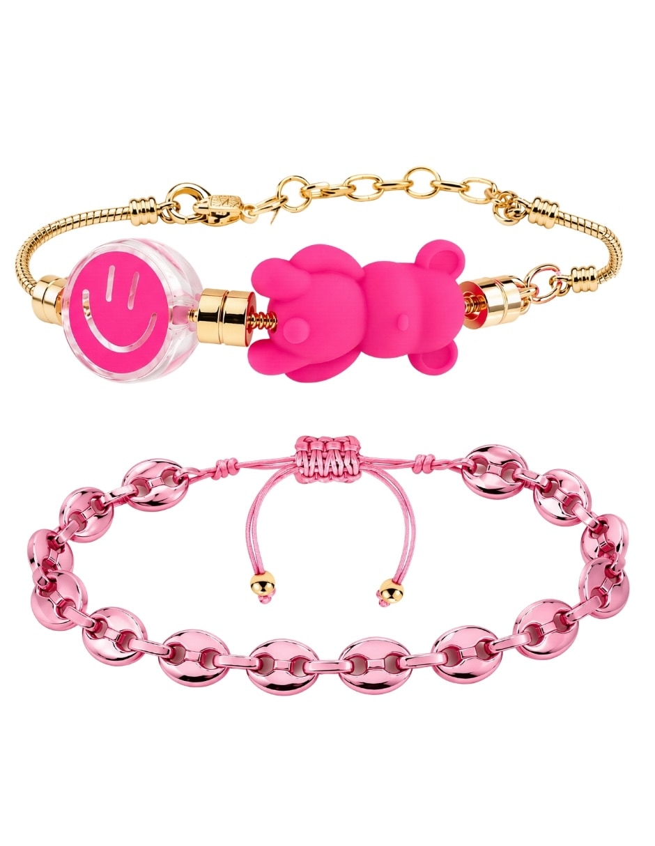 Set de brazalete yoiko con resina bear brick popsy acabado