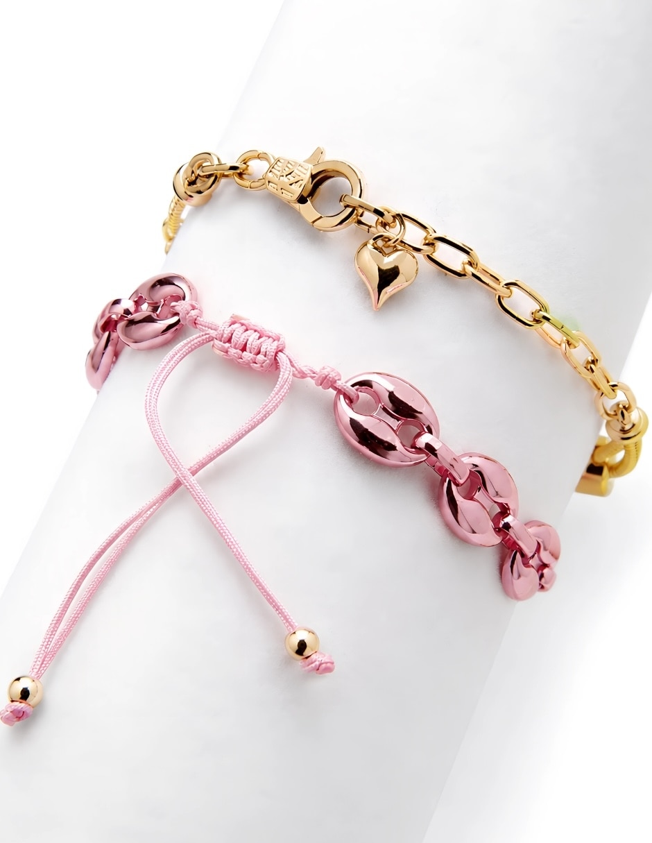 Set de brazalete yoiko con resina bear brick popsy acabado