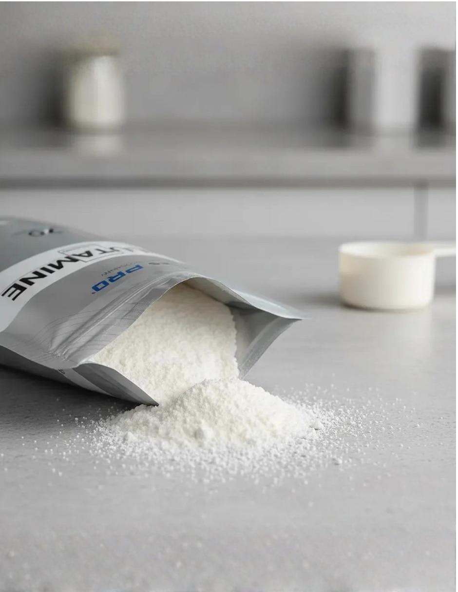 Suplementos alimenticios l-glutamine 70 servicios raíces pro con l-glutamina 3