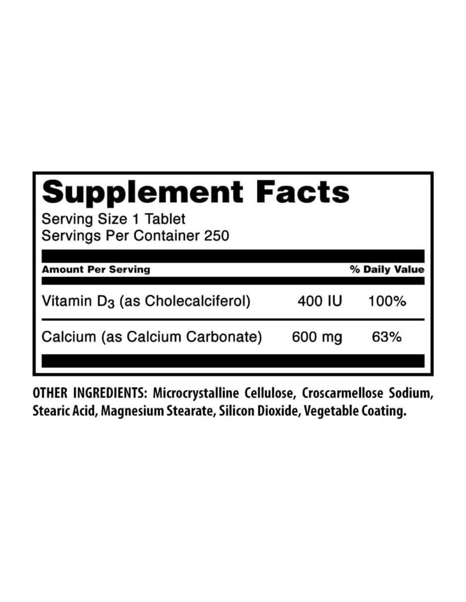 Suplementos alimenticios amazing formulas calcio d3 bienestar óseo y nutricional 250 tabletas amazing nutrition con calcio con vitamina d3