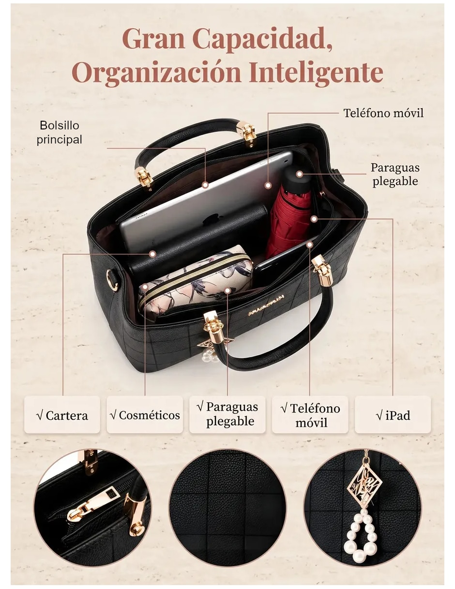Bolsa bandolera para mujer 2