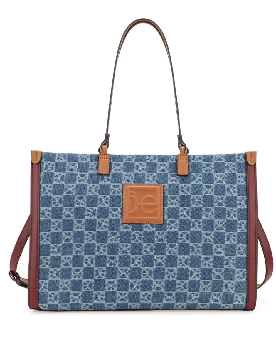 Bolsa tote moda de piel vegana para mujer