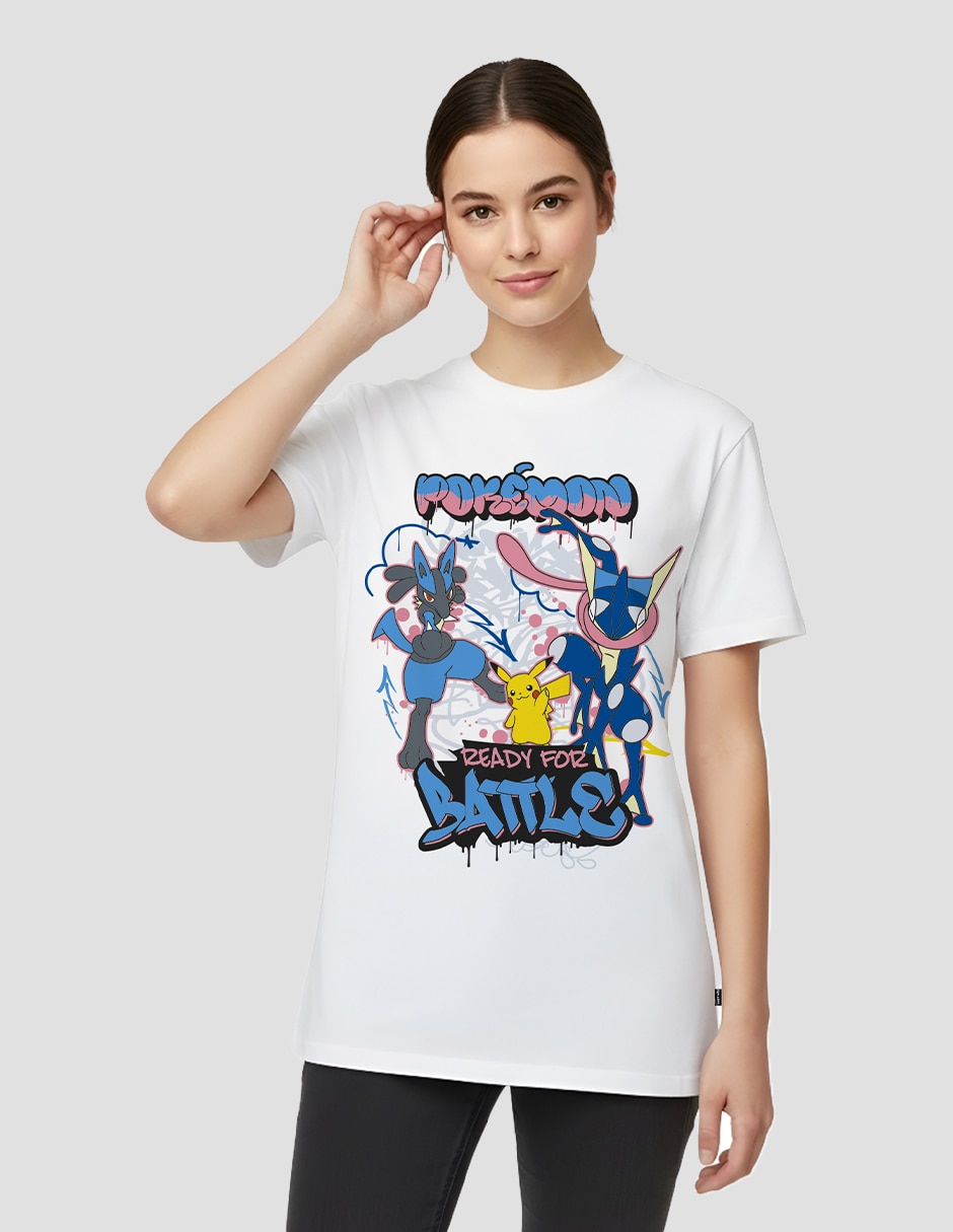 Set playera/Playera Pokémon Ready for battle cuello Redondo para hombre Set playera/Playera Pokémon Ready for battle cuello Redondo para hombre