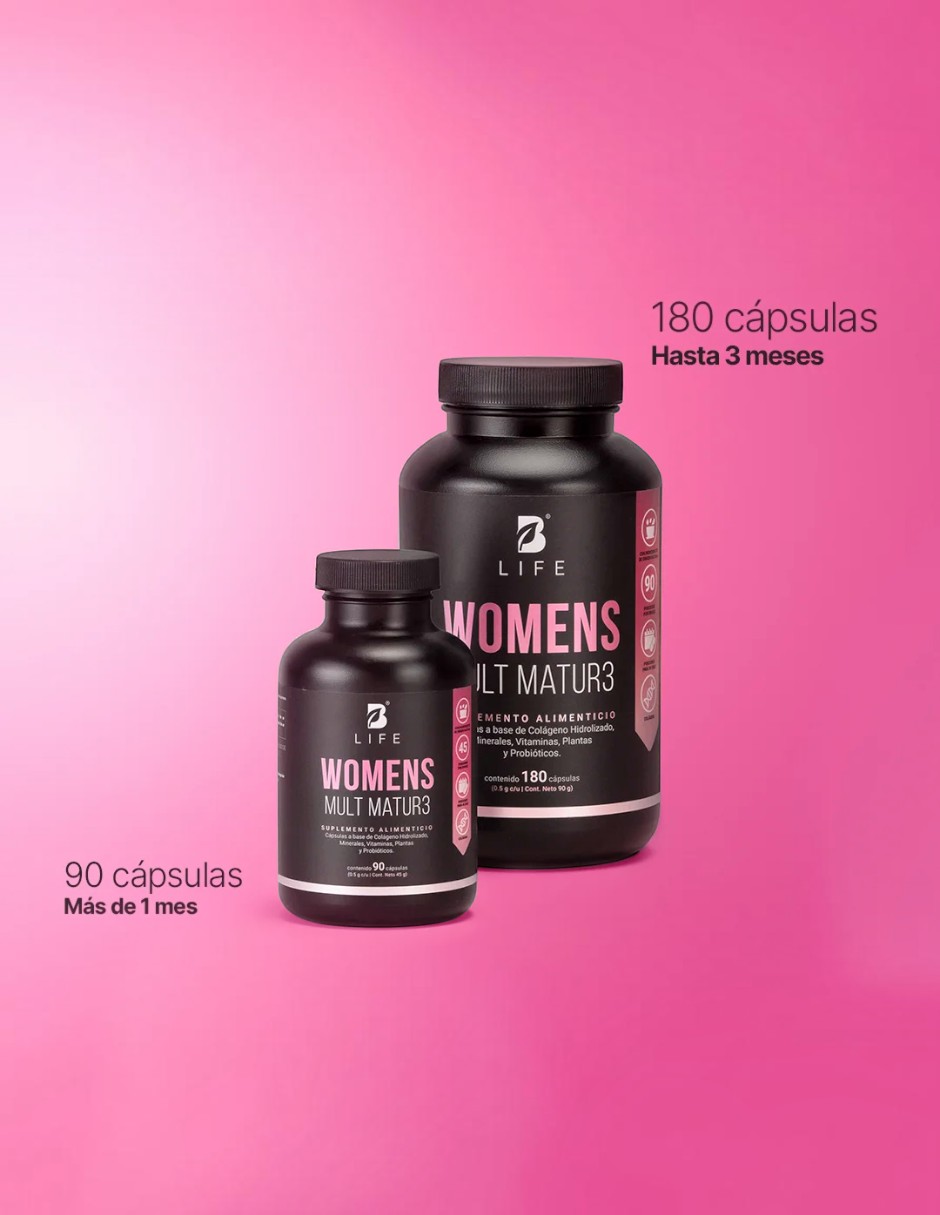 Colágeno hidrolizado womens mult matur3 8
