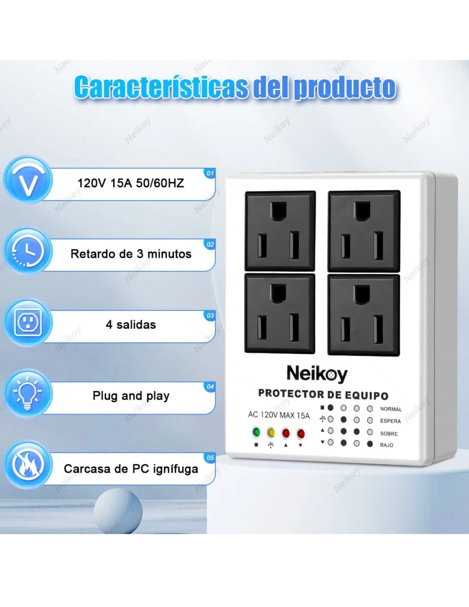 Multicontacto de 4 contactos 2