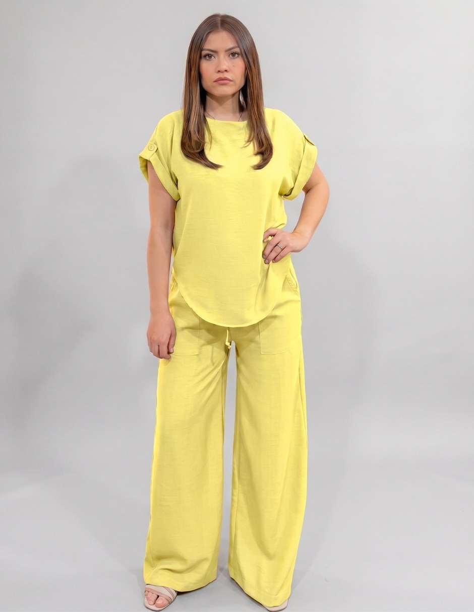 Conjunto casual yaretni moda para mujer