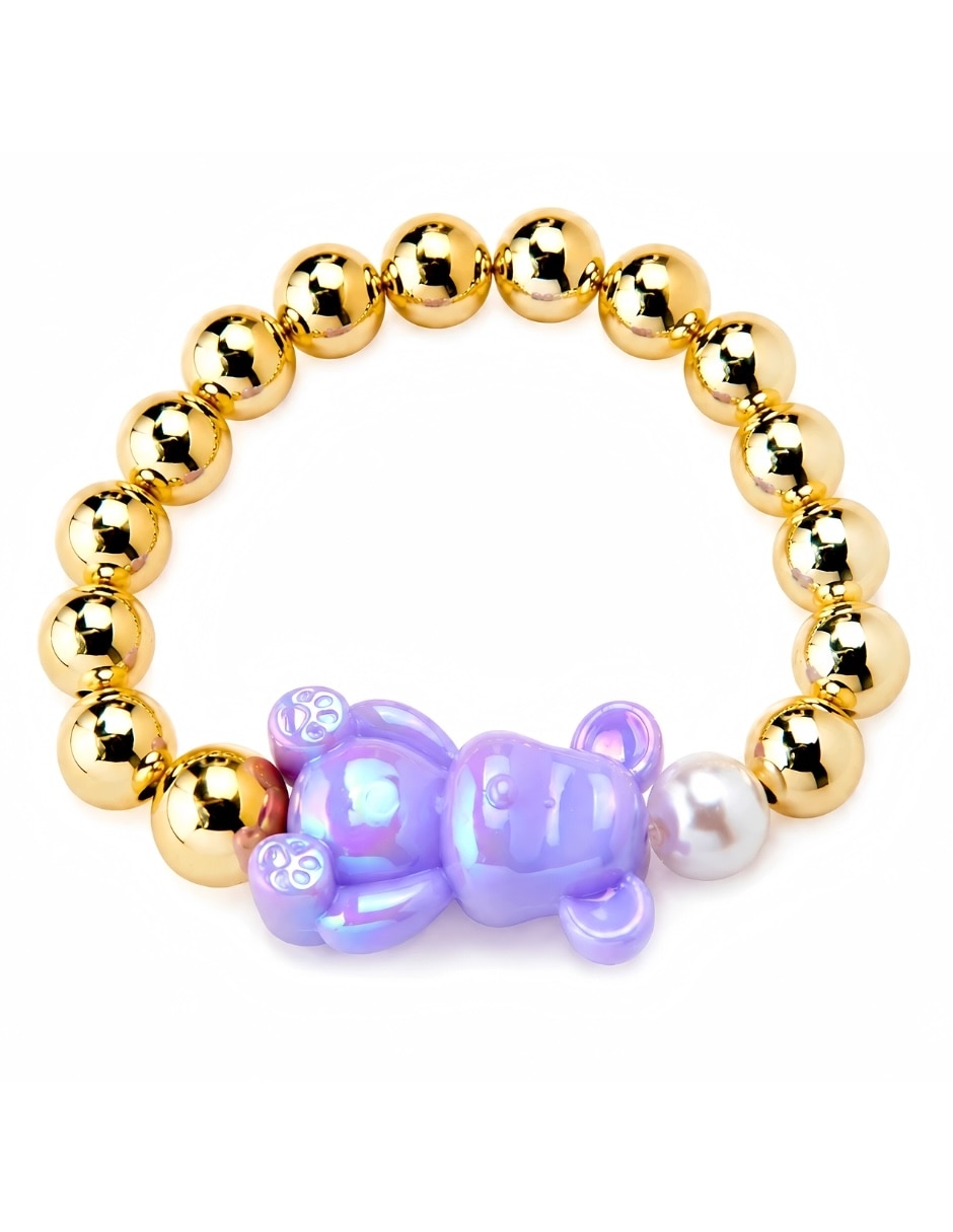 Set de brazalete yoiko con zirconia bear brick amelie acabado