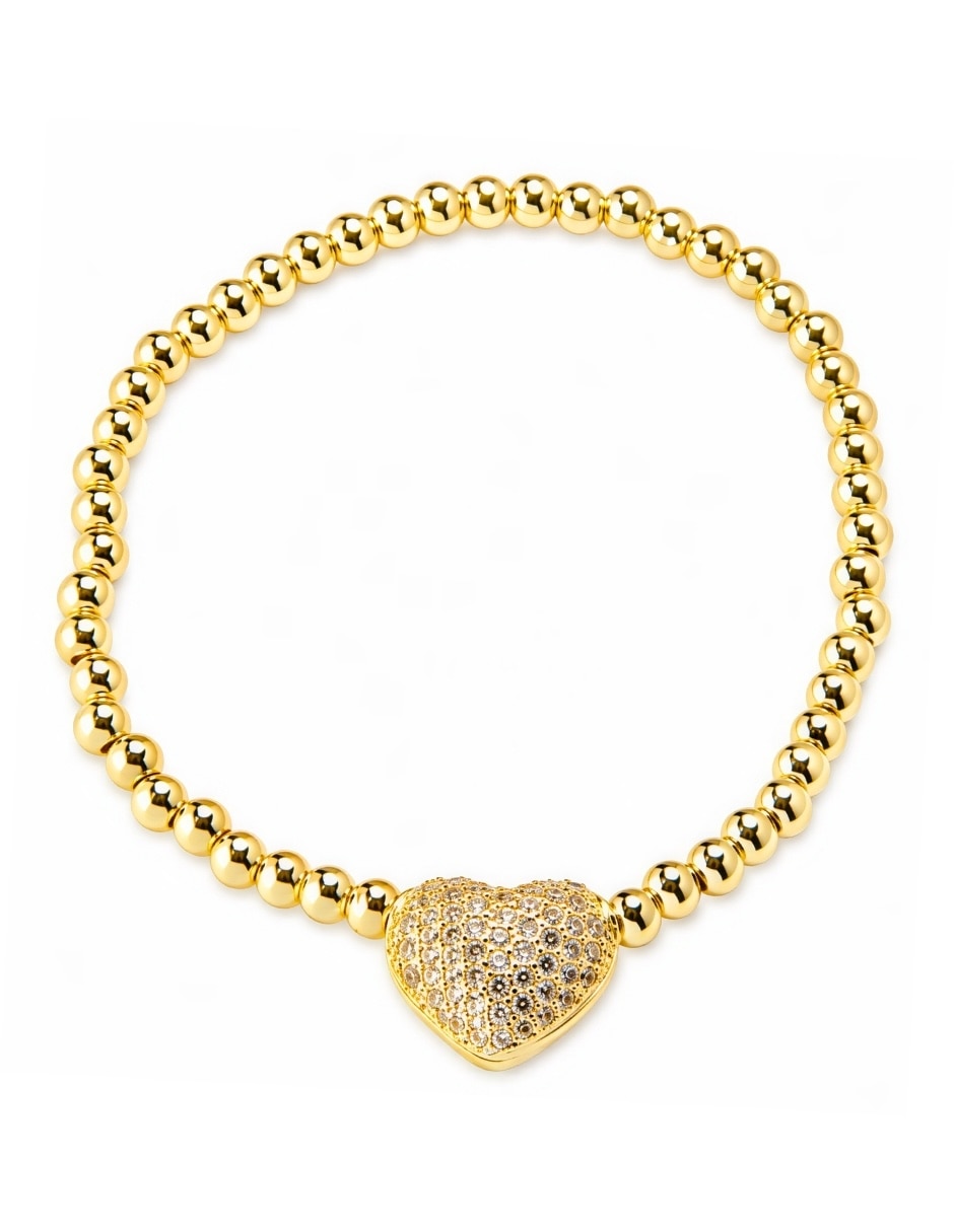 Set de brazalete yoiko con zirconia bear brick amelie acabado