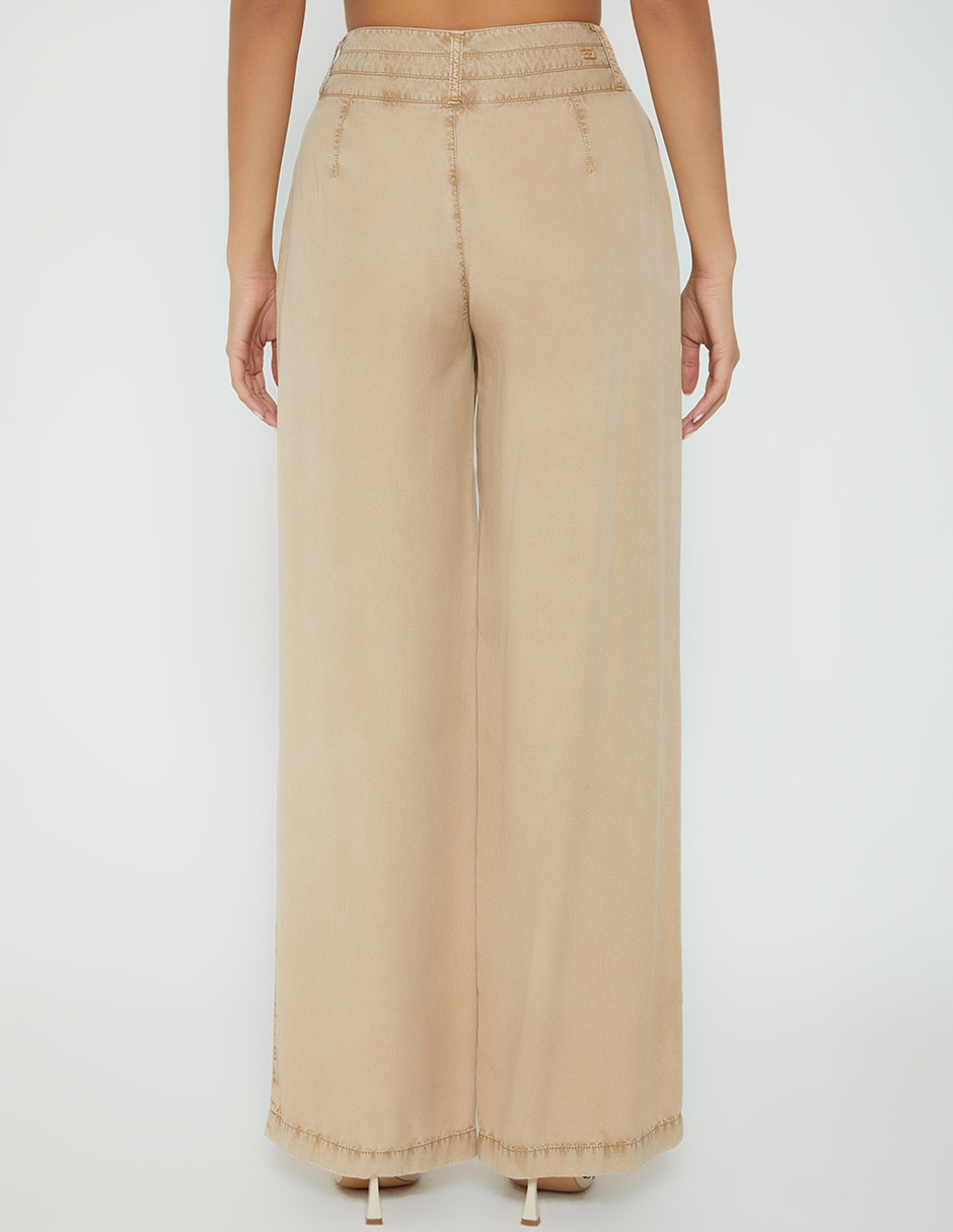 Jeans relaxed palazzo cintura alta studio f malvina camaguey para mujer