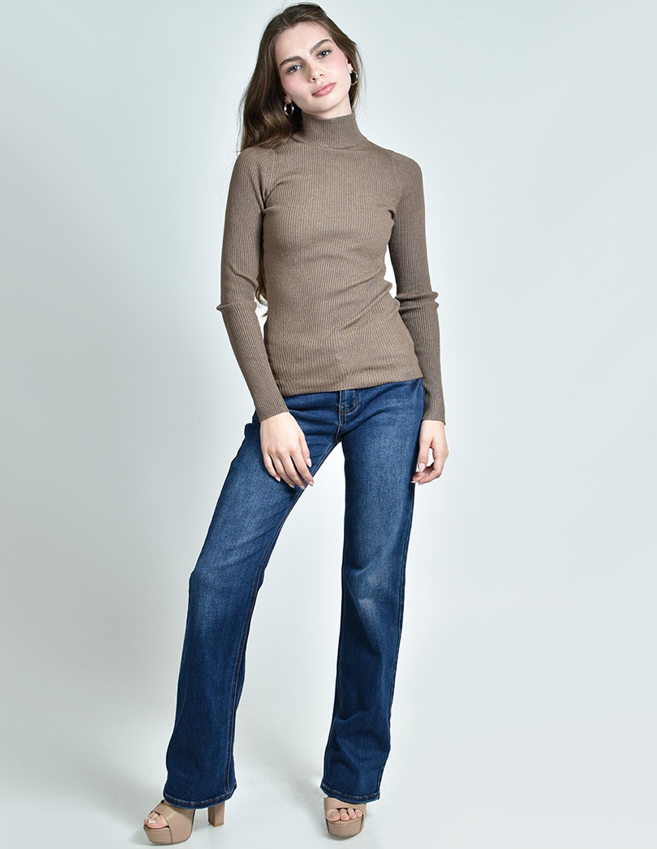 Blusa roman fashion manga larga para mujer