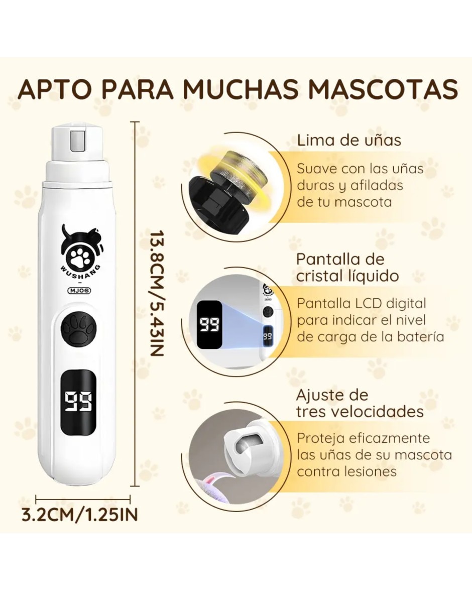 Limador para uñas de mascota 4