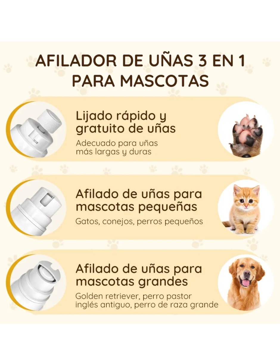 Limador para uñas de mascota