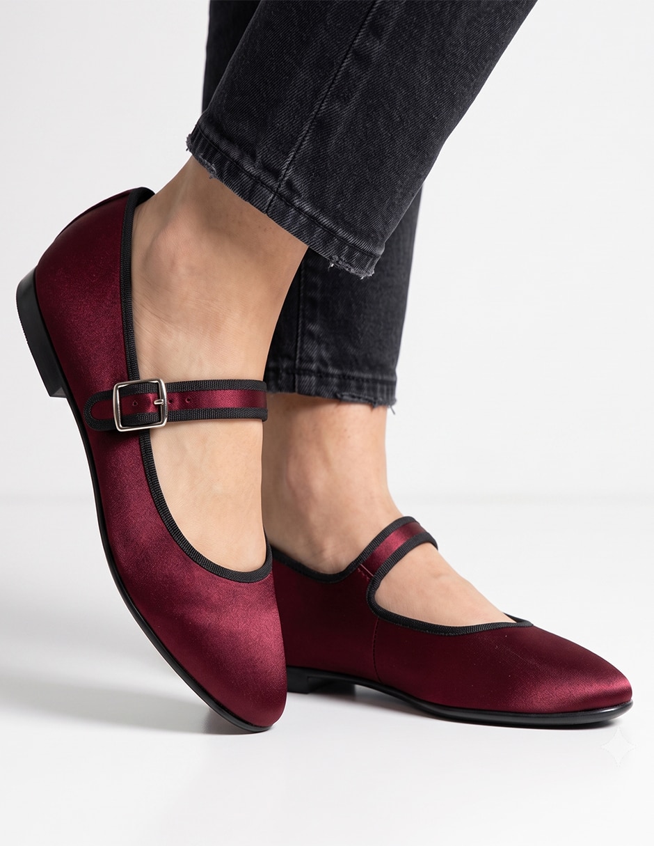 Balerina flats de textil para mujer 3