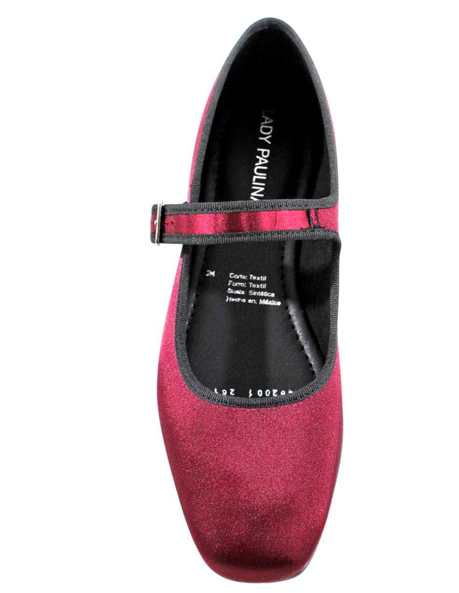 Balerina flats de textil para mujer 7
