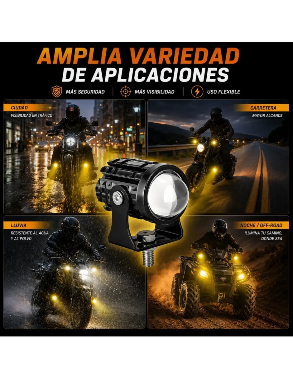 Luces auxiliares para moto 3