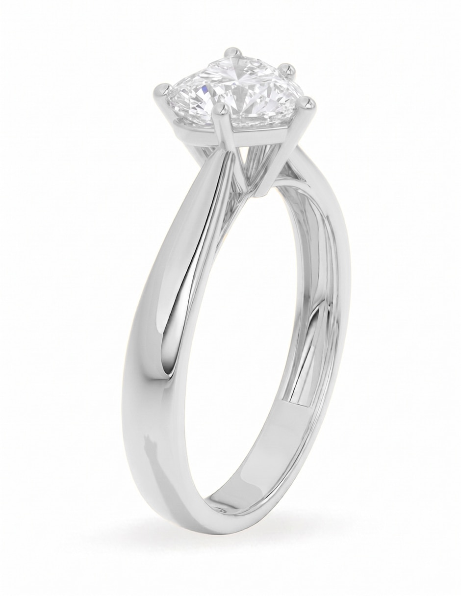 Anillo de compromiso de oro 18 k 2