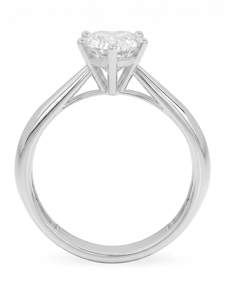 Anillo de compromiso de oro 18 k 3