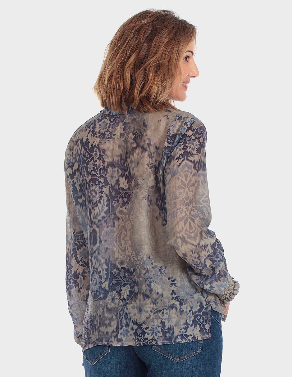 Blusa manga larga para mujer 2
