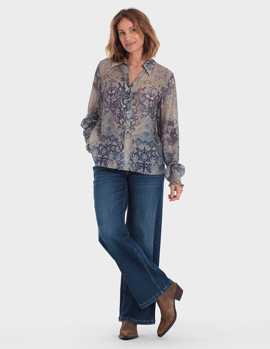 Blusa manga larga para mujer 3