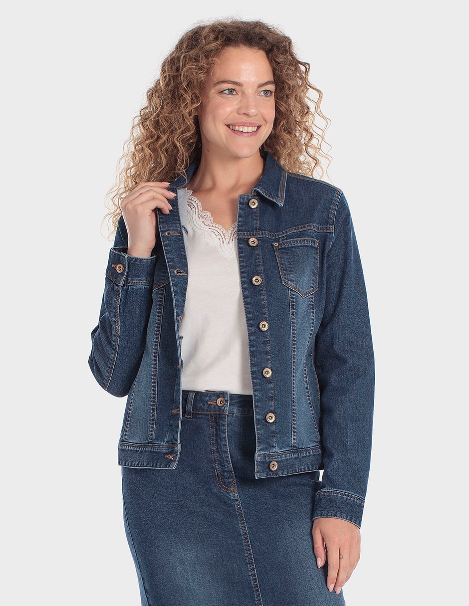 Chamarra denim para mujer Chamarra denim para mujer