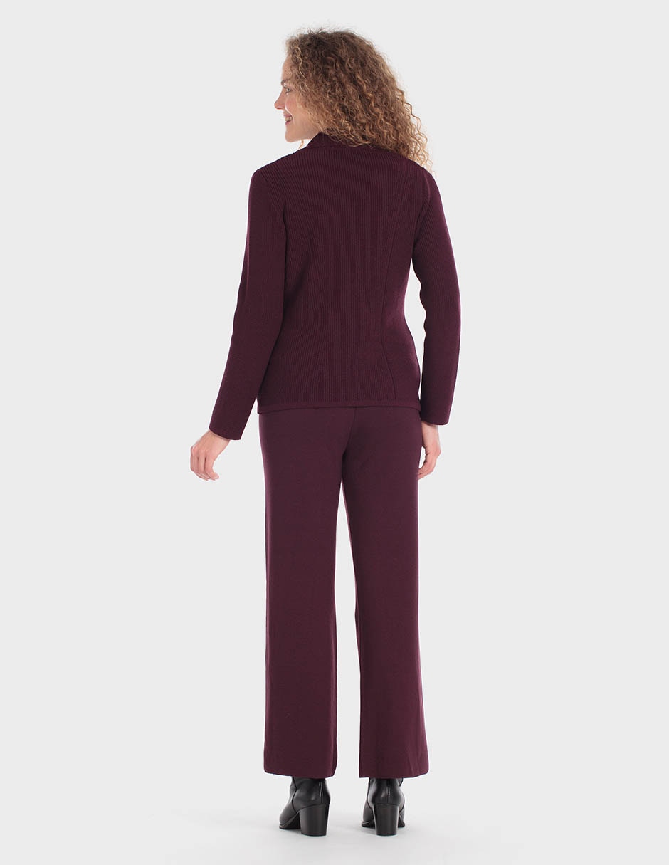 Suéter cuello solapa para mujer 2