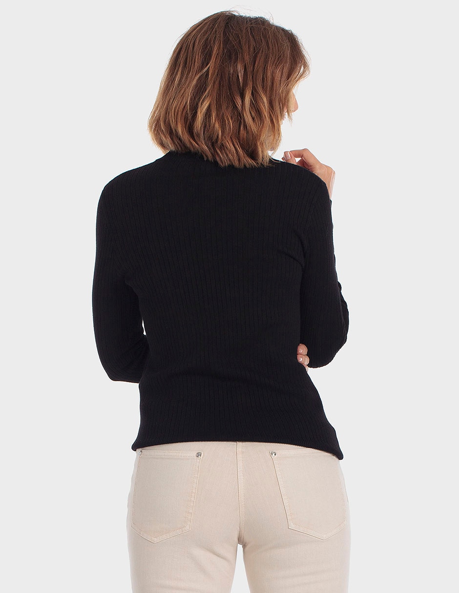 Suéter cuello simulado para mujer 2