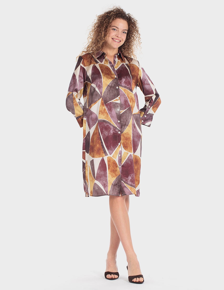 Vestido 3/4 casual para mujer