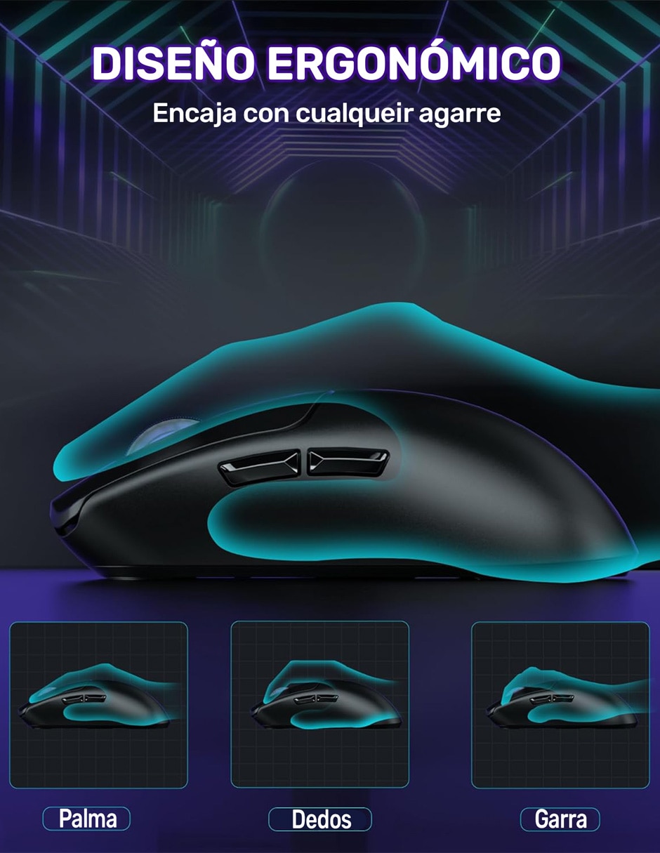 Mouse gamer SC580X 8