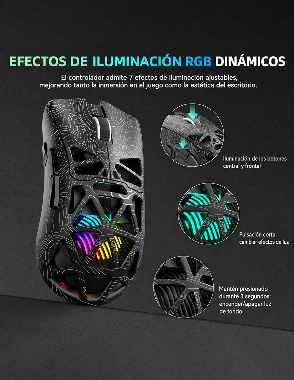 Mouse gamer SC620 6