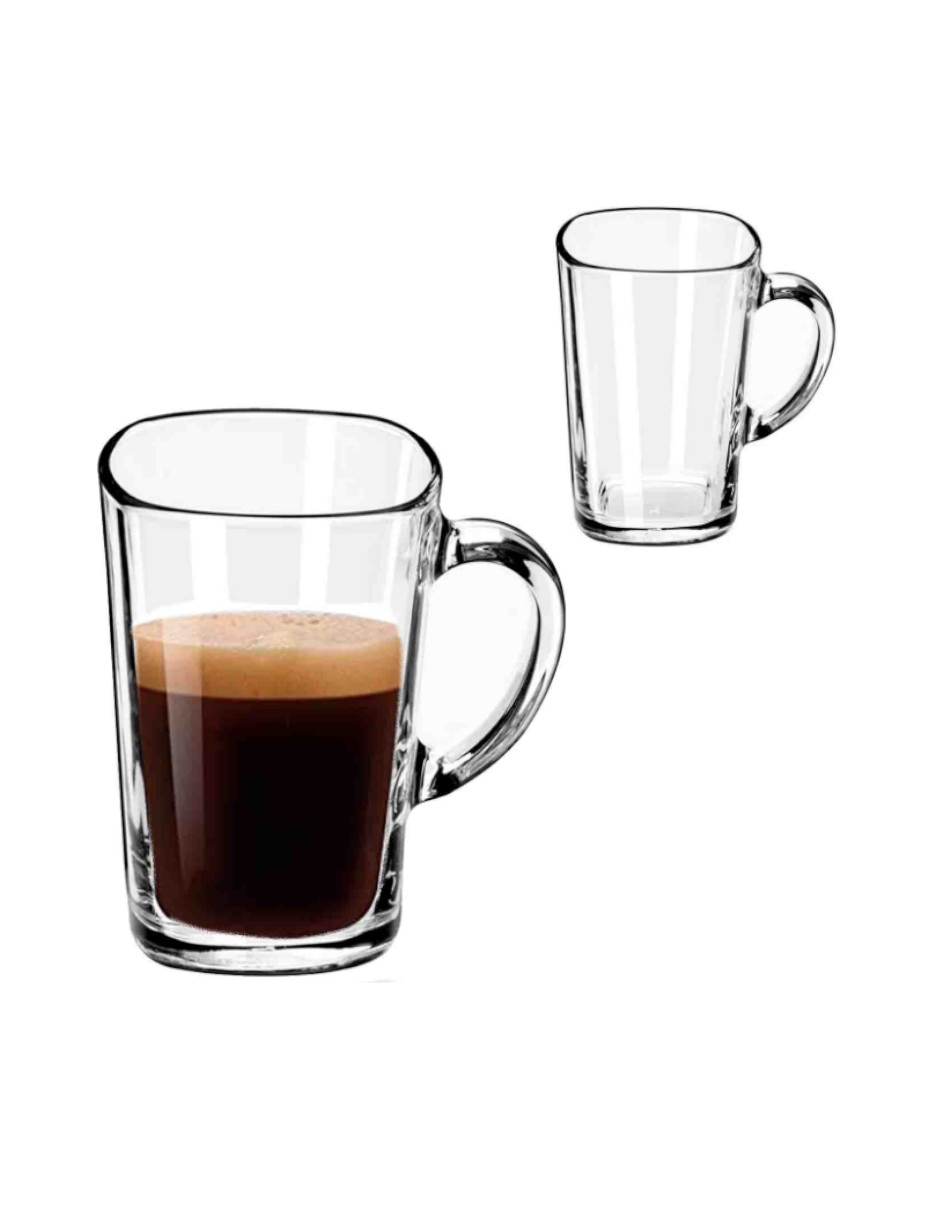 Set de Tazas Crisa Vidrio 6 piezas